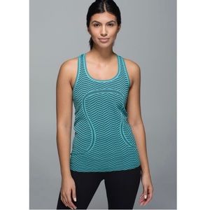 Lululemon Swiftly Tech Racerback Blue Tropics 2
